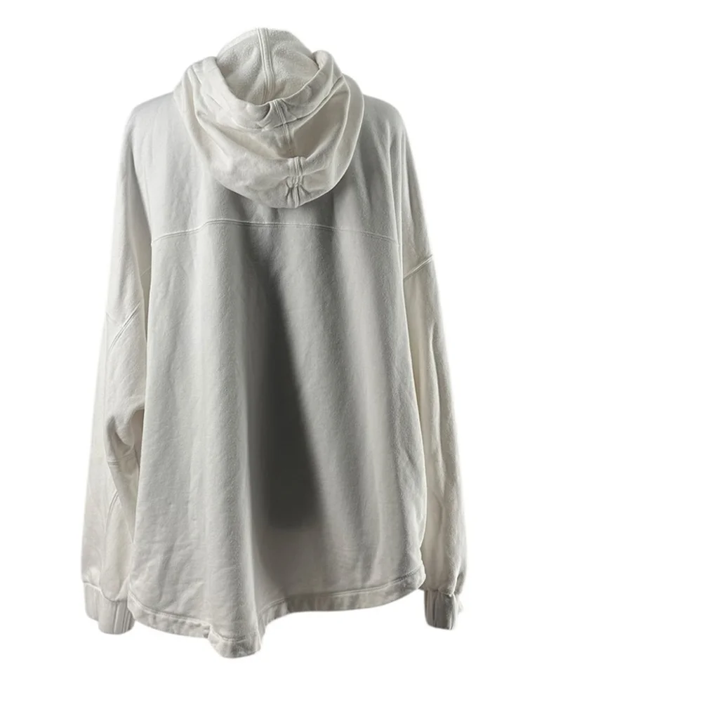 Knix Good to Go Fleece Oversized Hoodie - Off white oversized sweat shirt sz xl
